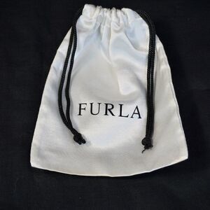 Furla Jewelry Bag Pouch Satin Drawstring 5 x 6 inch